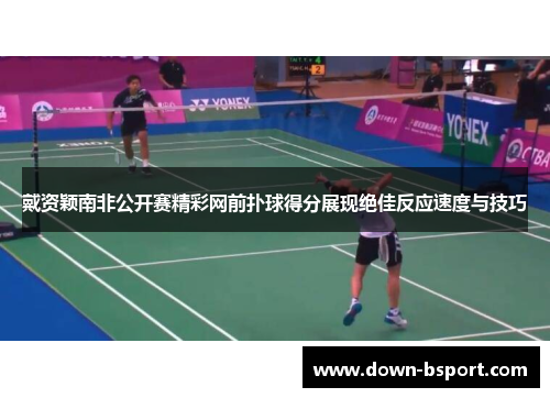 戴资颖南非公开赛精彩网前扑球得分展现绝佳反应速度与技巧