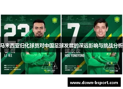 马来西亚归化球员对中国足球发展的深远影响与挑战分析 马来西亚归化球员对中国足球发展的深远影响与挑战分析